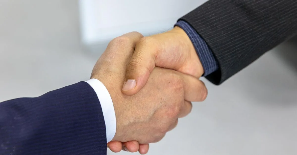 Signature d'un contrat PPA entre un producteur d'énergie renouvelable et un dirigeant d'entreprise